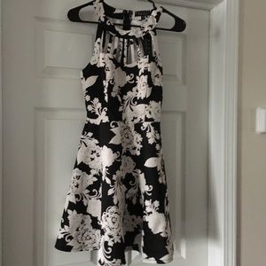 Black & White floral dress